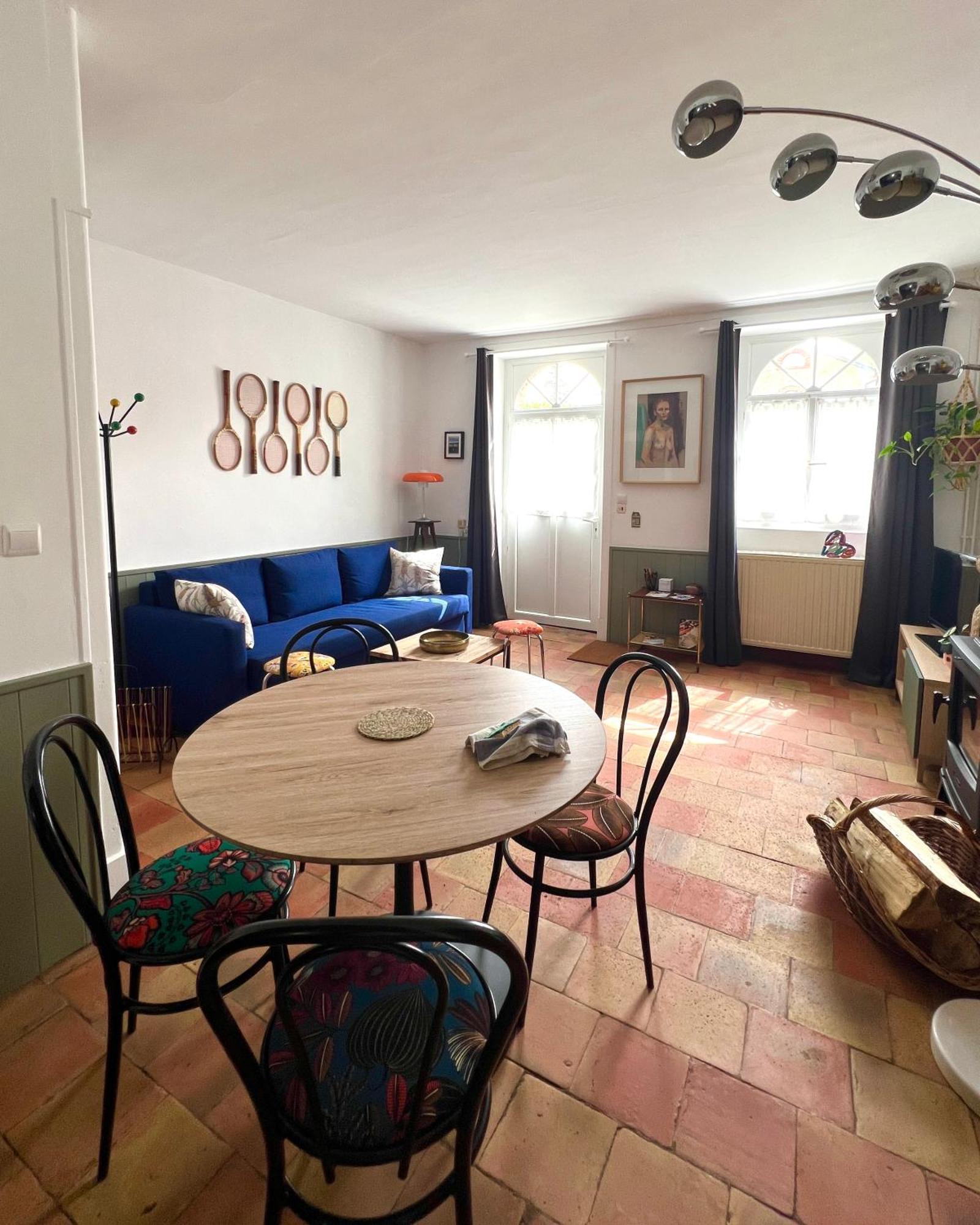Charmante Maisonette A Arconnay Exterior foto